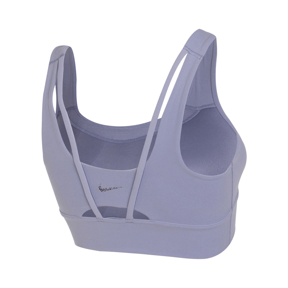 (WMNS) Nike Zenvy Longline Medium-Support Padded Sports Bra 'Ashen Slate Black' DO6620-519