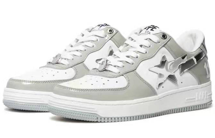A BATHING APE WMNS Sta Grey White W91001H