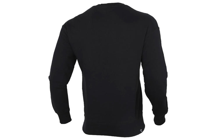 PUMA Downtown Crew Casual Round Neck Pullover Black 599173-01