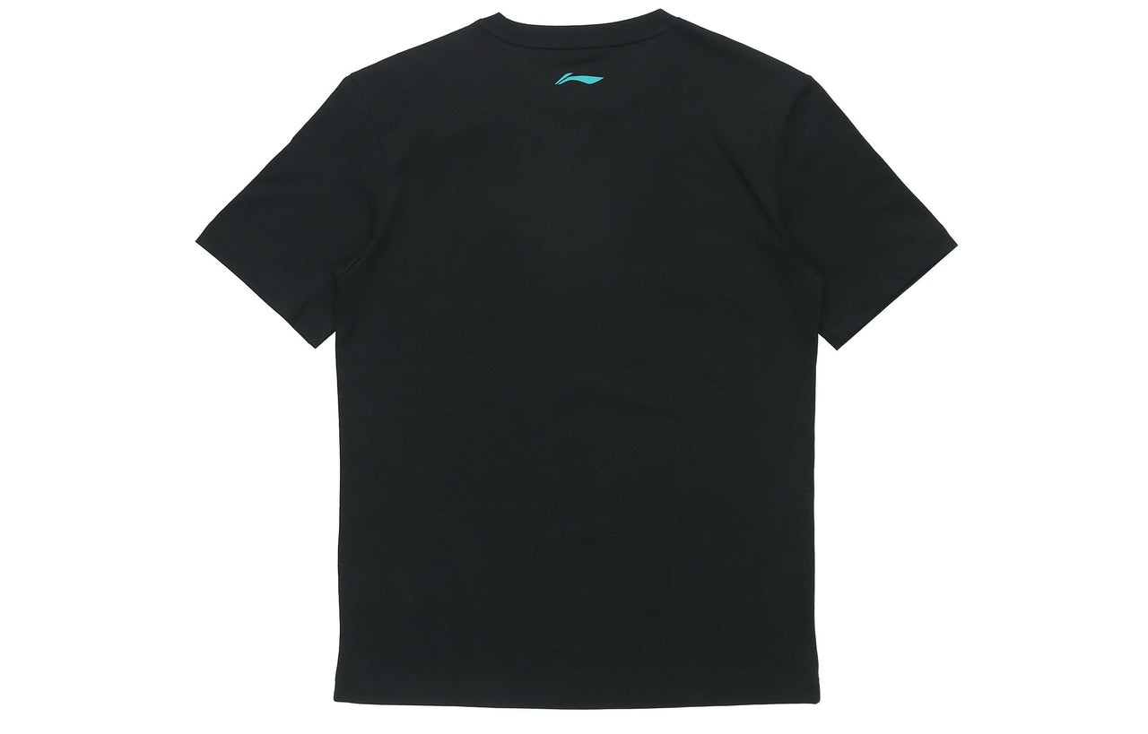 Li-Ning Alphabet Printing Couple Style Tee 'Black' AHSQ412-3