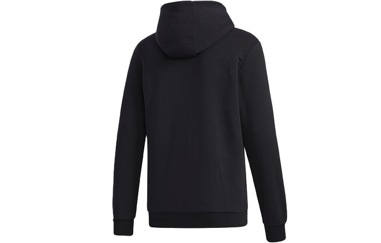 Men's adidas neo Fav Ss Hd Casual Sports Printing Pullover Black GM2332