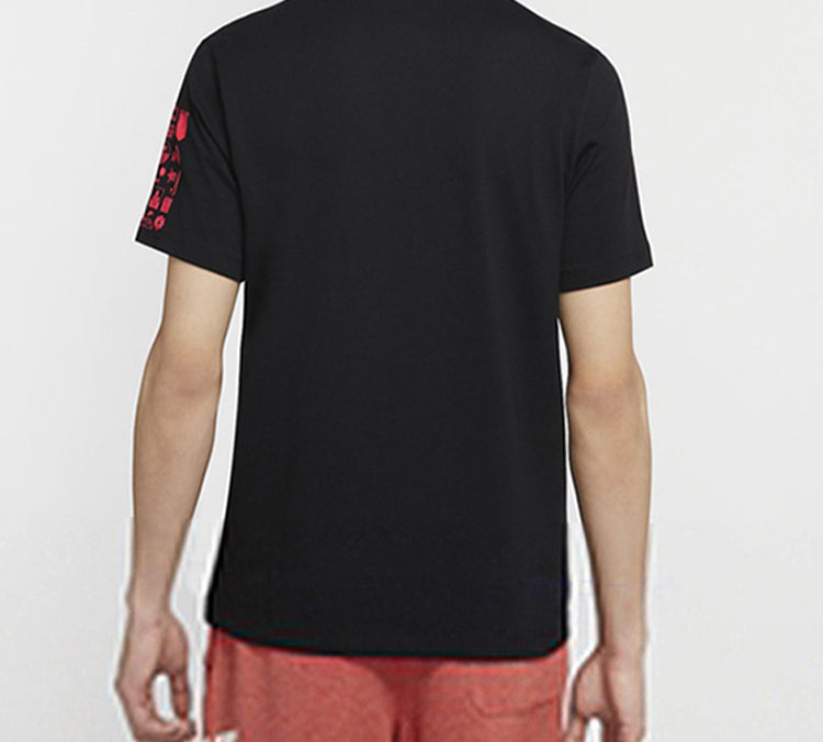 Nike Sportswear Round Neck Athleisure Casual Sports Short Sleeve Black CW0385-010