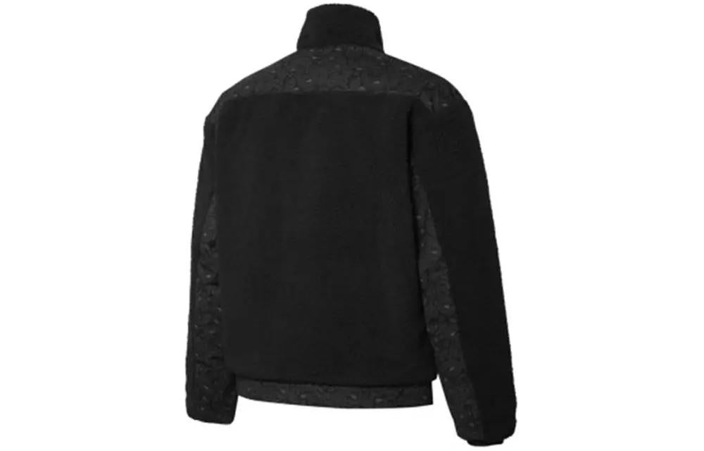 PUMA Logo Teddy Coat 'Black' 534976-01