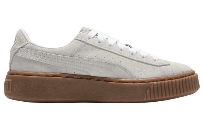 (WMNS) PUMA Suede Platform Core L 'Whisper White' 392135-01