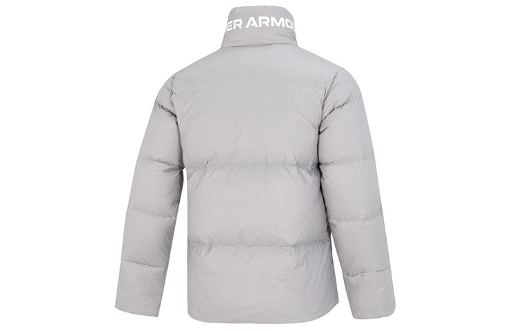 Under Armour Logo Puffer Jacket 'Light Grey' 1375449-558