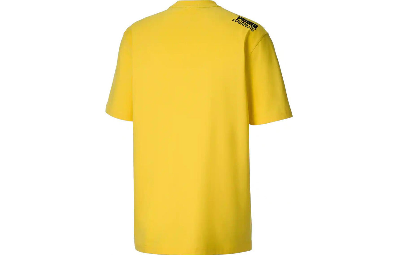 PUMA x Peanuts T-Shirt 'Yellow Black' 530616-37