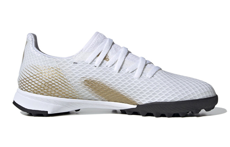 (GS) adidas X Ghosted.3 TF 'White Metallic Gold Melange' EG8214