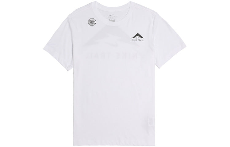 Nike Trail Printing Athleisure Casual Sports Short Sleeve White CT5811-100