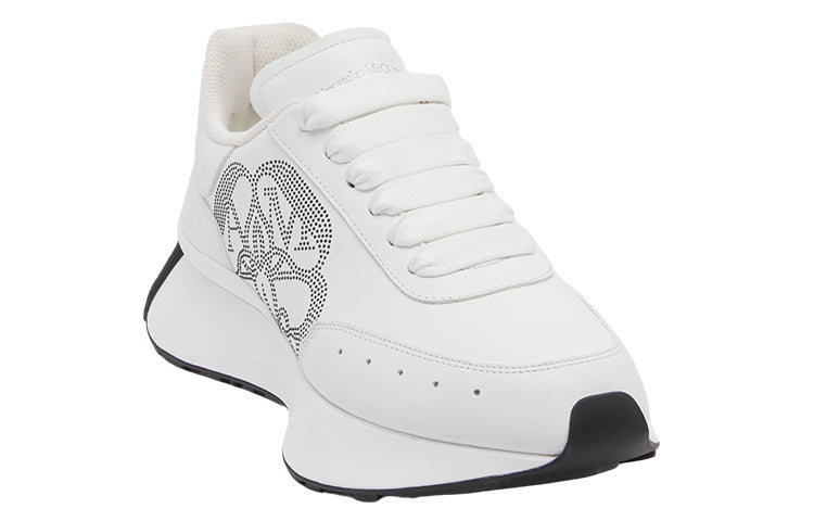 (WMNS) Alexander McQueen Sprint Runner 'White Black' 755637WIDN89089
