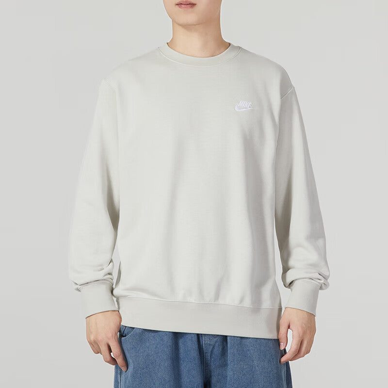 Nike Sportswear Club French Terry Crew 'White' BV2667-072