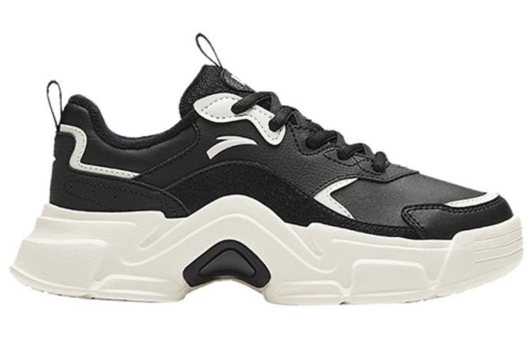 (WMNS) ANTA Platform Leather 'White Black' 922328816-6