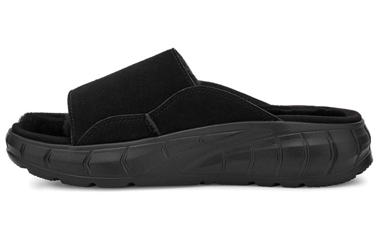 (WMNS) UGG Westsider Slide Soft Sole Cozy Flat Heel Sports Slippers Black 1118135-BLKS