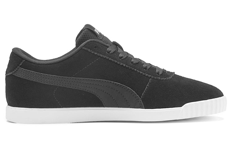 (WMNS) PUMA Carina Slim Suede Black 370549-01