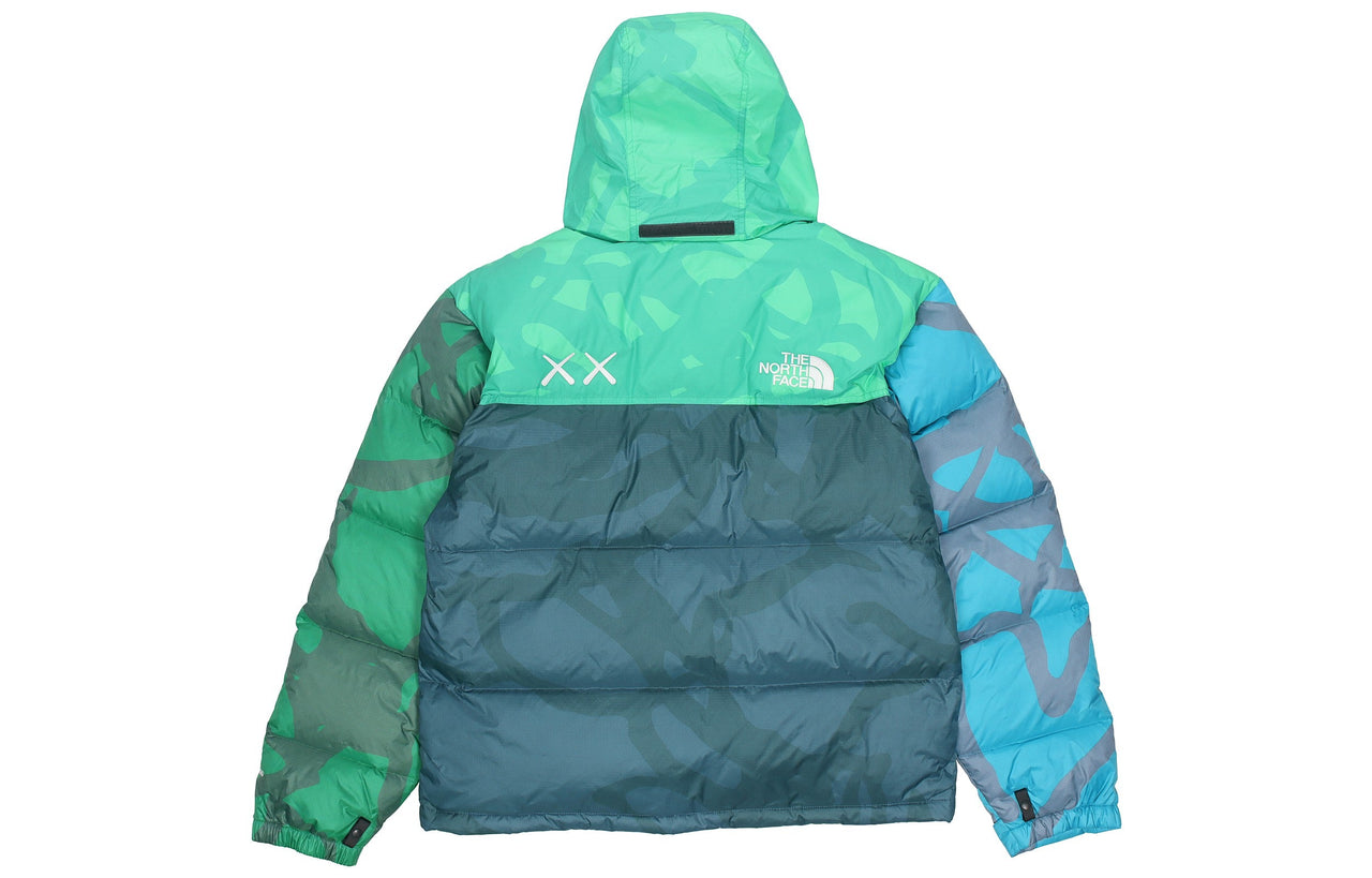THE NORTH FACE X Kaws 1996 Nuptse 700 Jacket 'Green' NF0A7WLU-75B