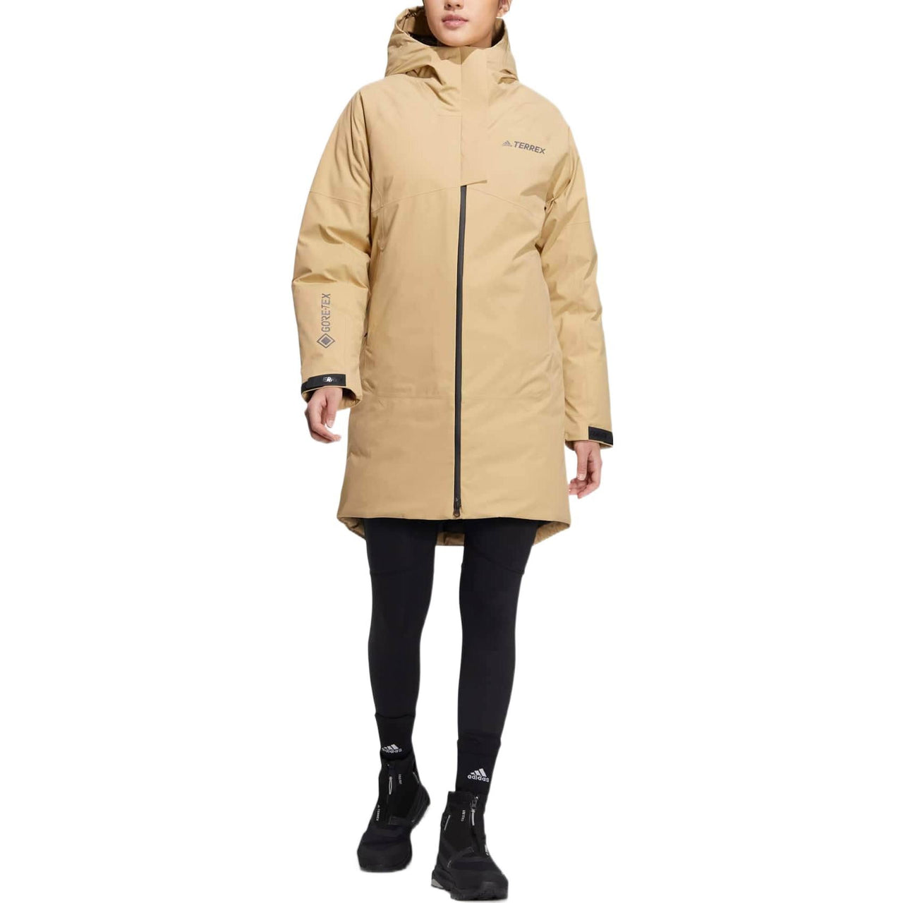 (WMNS) adidas Long Down Jacket 'Yellow' HN2002