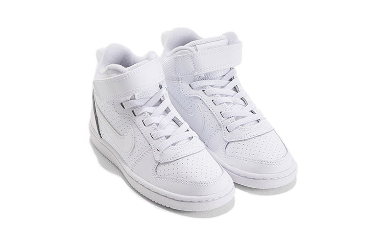 (PS) Nike Court Borough Mid-Top Sneakers White 870026-100