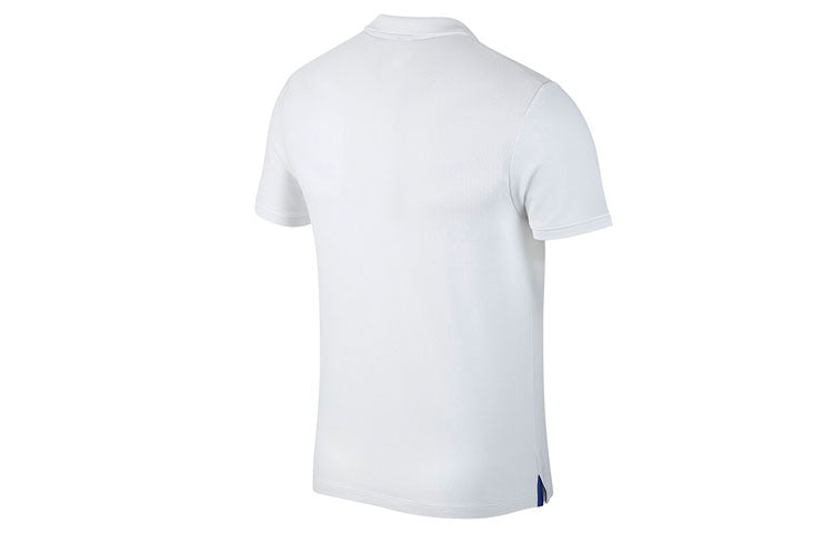 Nike Casual Sports Tennis Short Sleeve Polo Shirt White AH6763-100