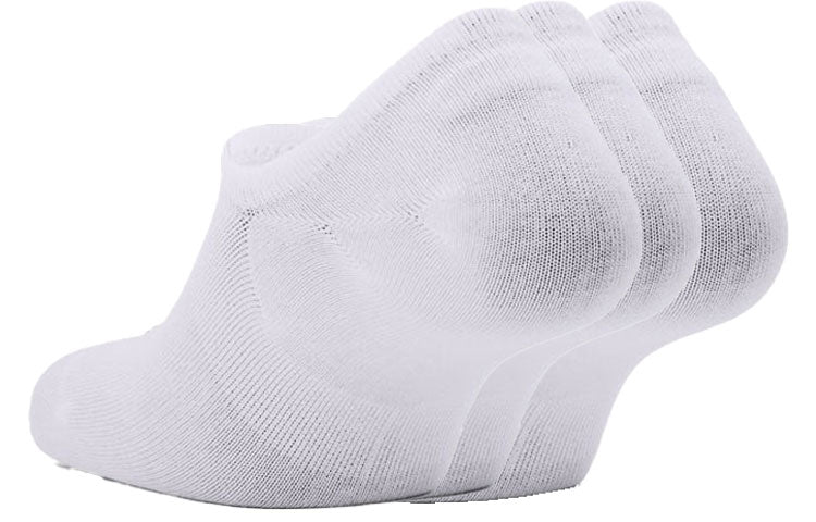 Under Armour Core Ultra Lo 3-Pack Socks 'White' 1358342-100