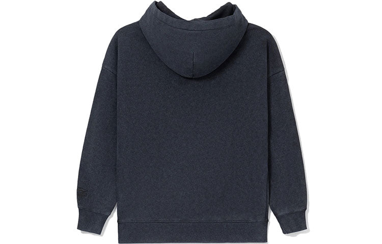 Li-Ning Sports Series Solid Color Loose Hoodie 'Black' AWDS067-8
