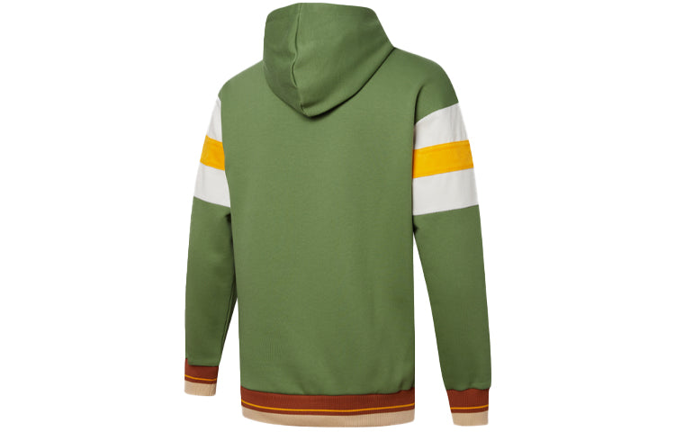 PUMA Retro Embroidered Logo Contrasting Colors Sports Dark Green 534679-67