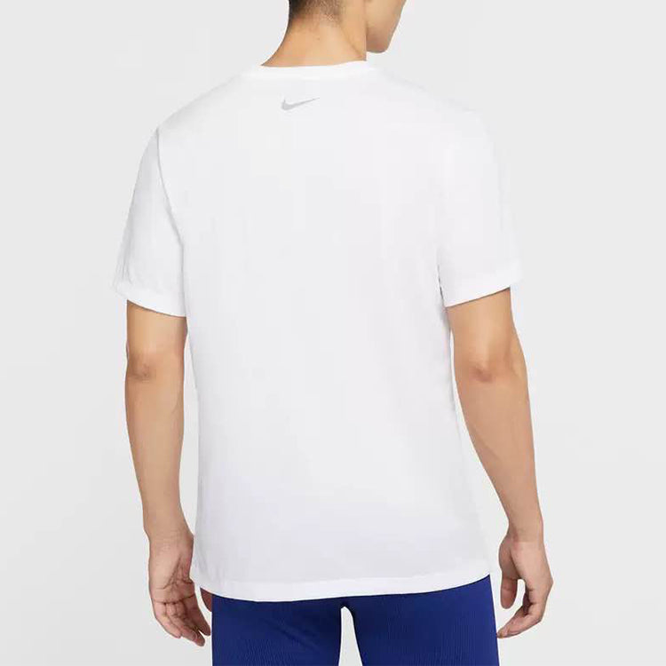 Nike RUN FUN Printing Short Sleeve White CZ8686-100