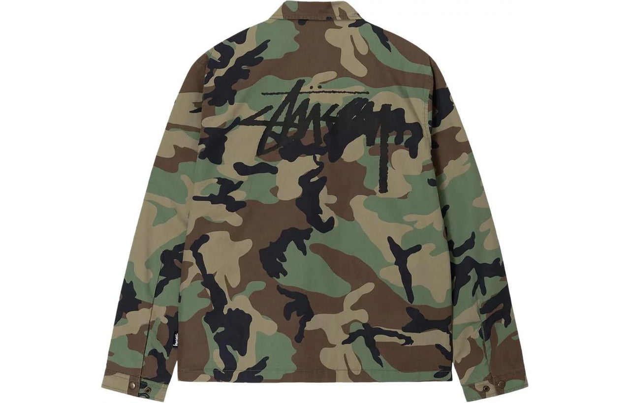 Stussy Coach Shirt 'Camo' 1110279-CAMO