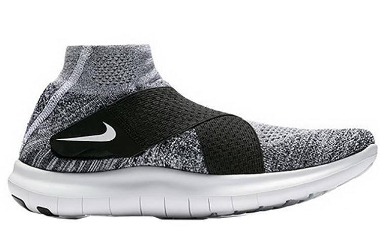 (WMNS) Nike Free RN Motion Flyknit 2017 'Black White' 880846-001