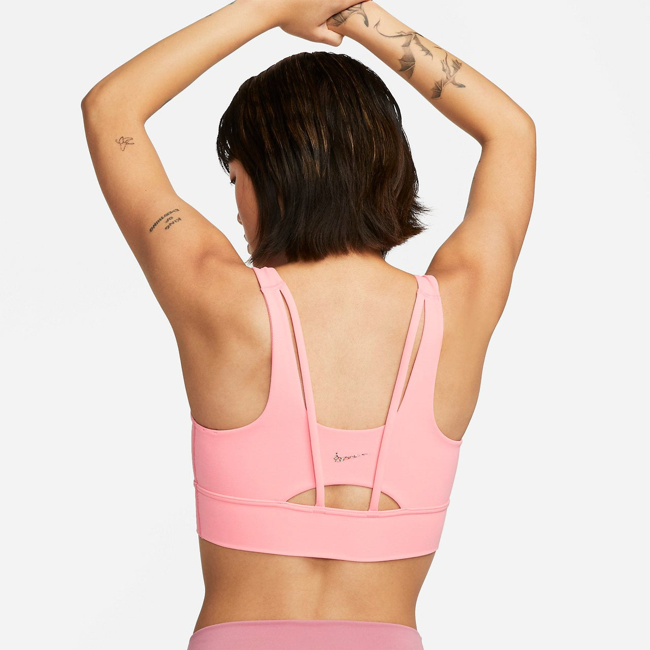 (WMNS) Nike Zenvy Longline Medium-Support Padded Sports Bra 'Pink' DO6620-611