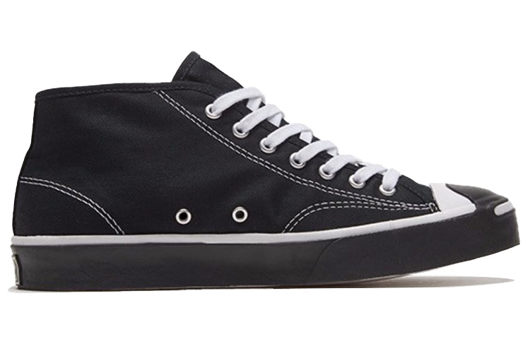 Converse Jack Purcell Mid 'White Black' 168993C