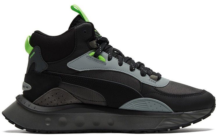 PUMA Wild Rider Mid 'Black Dark Shadow' 381598-01