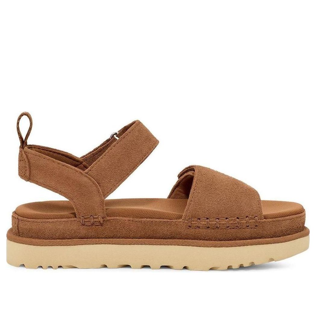 (WMNS) UGG Goldenstar Platform Sandal 'Chestnut' 1136783-CHE