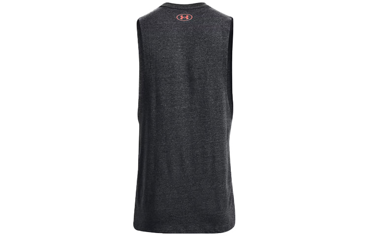 Under Armour Project Rock Property Of Tank 'Black Red' 1367126-001