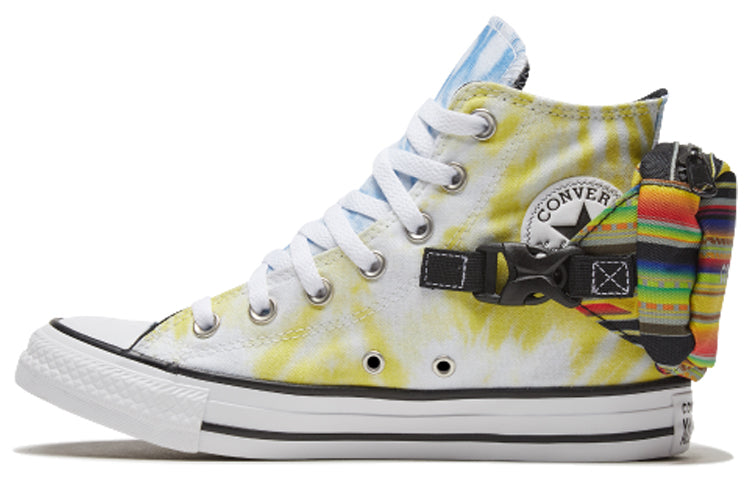 (WMNS) Converse Chuck Taylor All Star High 'Buckle Up - Rainbow Tie-Dye' 568264C