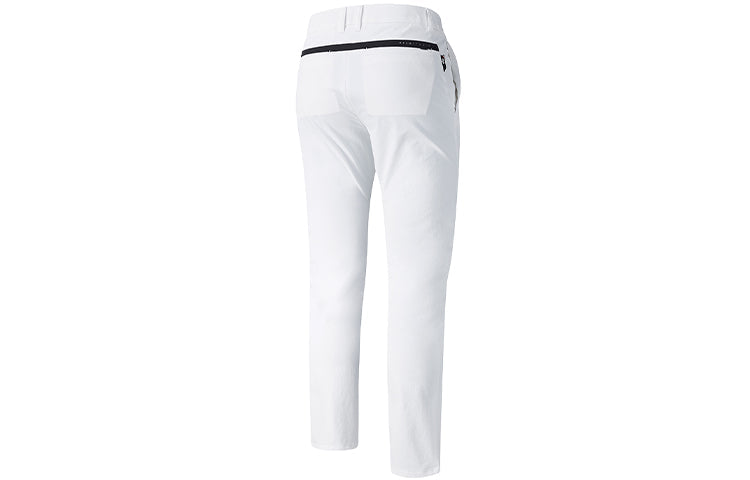 Men's FILA Golf Woven White Long Pants/Trousers A11M025801F-WT