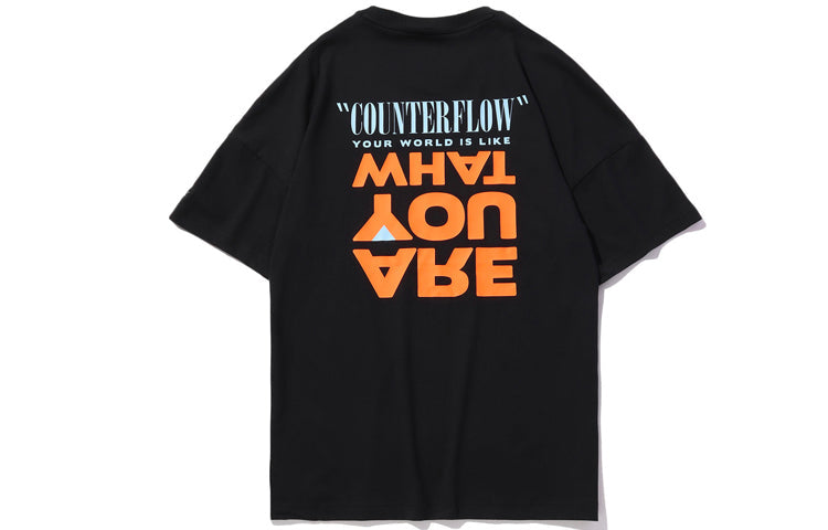 Li-Ning Counterflow Graphic T-shirt 'Black' AHSQ352-1
