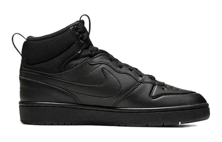 (GS) Nike Court Borough Mid 2 'Black' BQ5440-001