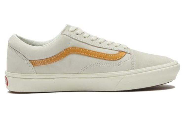 Vans Comfycush Old Skool Low Tops Casual Skateboarding Shoes Unisex Gray Orange VN0A3WMA2BH