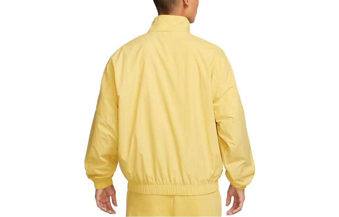 Nike Solo Swoosh Zipped Jacket 'Yellow' DQ5201-700