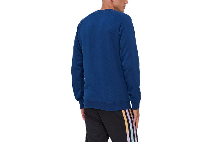 adidas Afc Gra Cr Swt Arsenal Soccer/Football Sports Printing Round Neck Pullover Blue GR4217