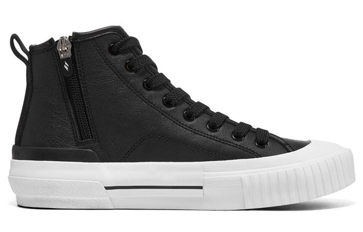 (WMNS) Skechers New Moon 'Black White' 155393-BLK