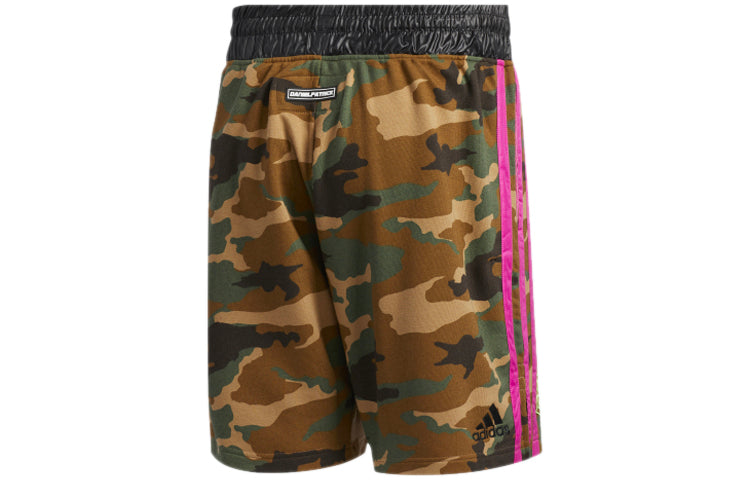 adidas Camouflage Printing Basketball Sports Shorts Camouflage FR5764