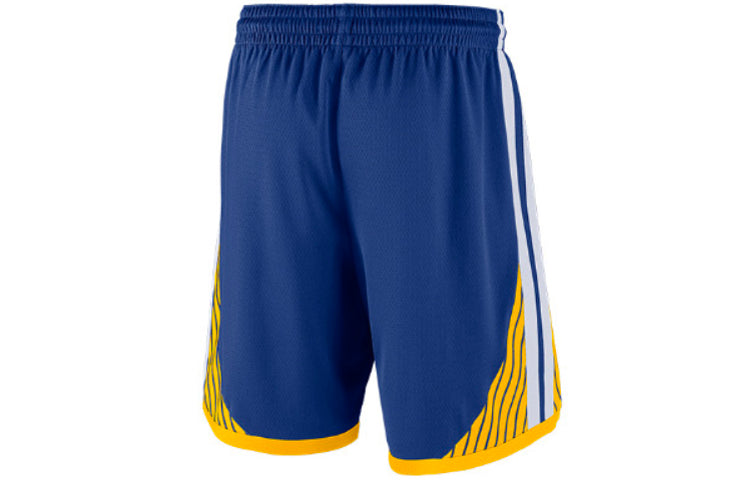 Nike NBA Icon Edition Swingman Sports Basketball Shorts SW Fan Edition Golden State Warriors Blue AJ5605-495