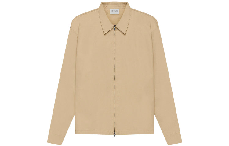 Fear of God Essentials SS21 Twill Jacket Khaki FOG-SS21-638