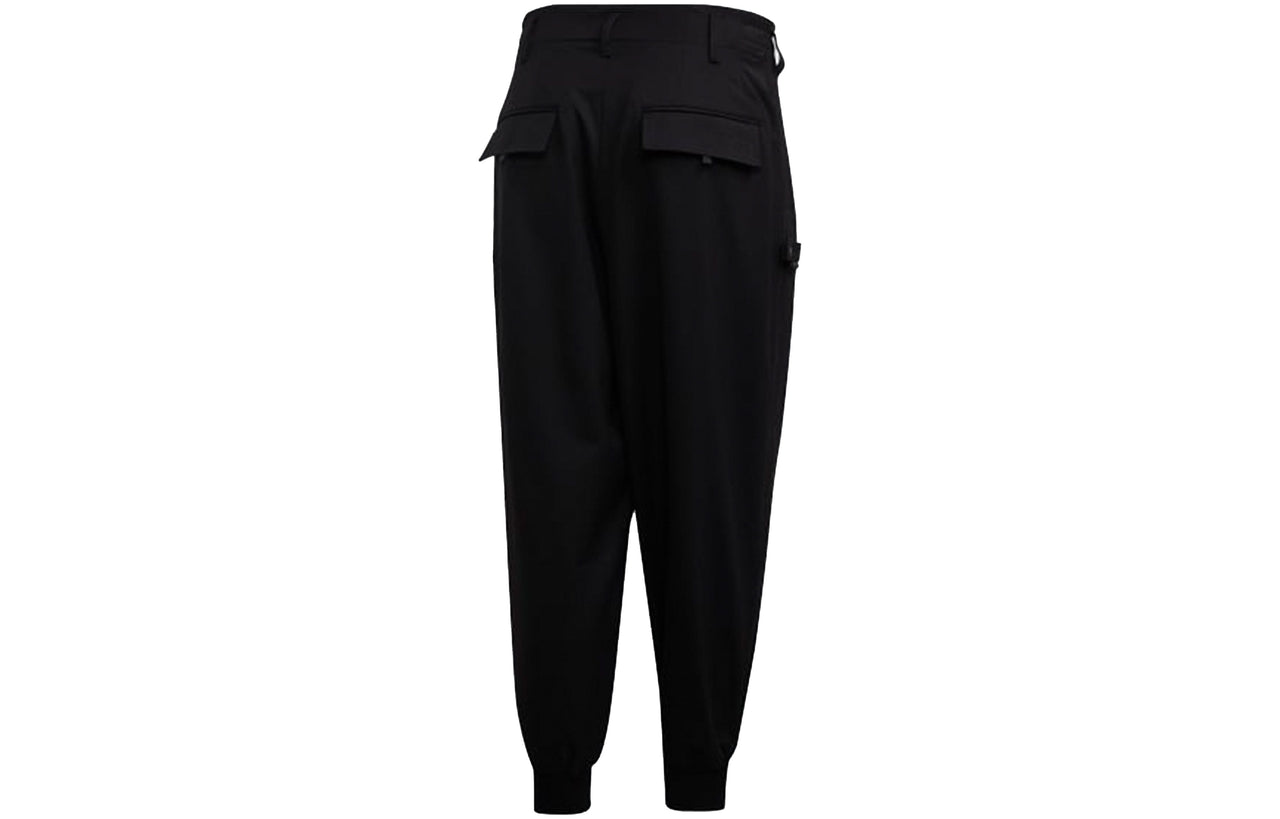 adidas Y-3 Classic Refined Wool Cuff Pants 'Black' GK4567