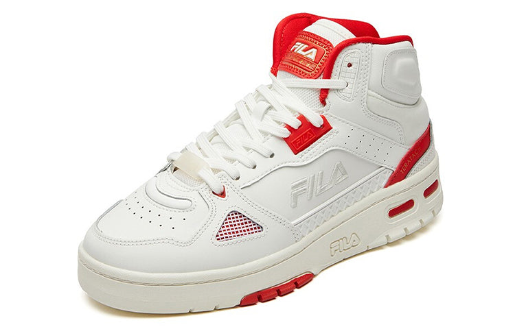 (WMNS) FILA Teratach High Top White/Red F12W111211FWR