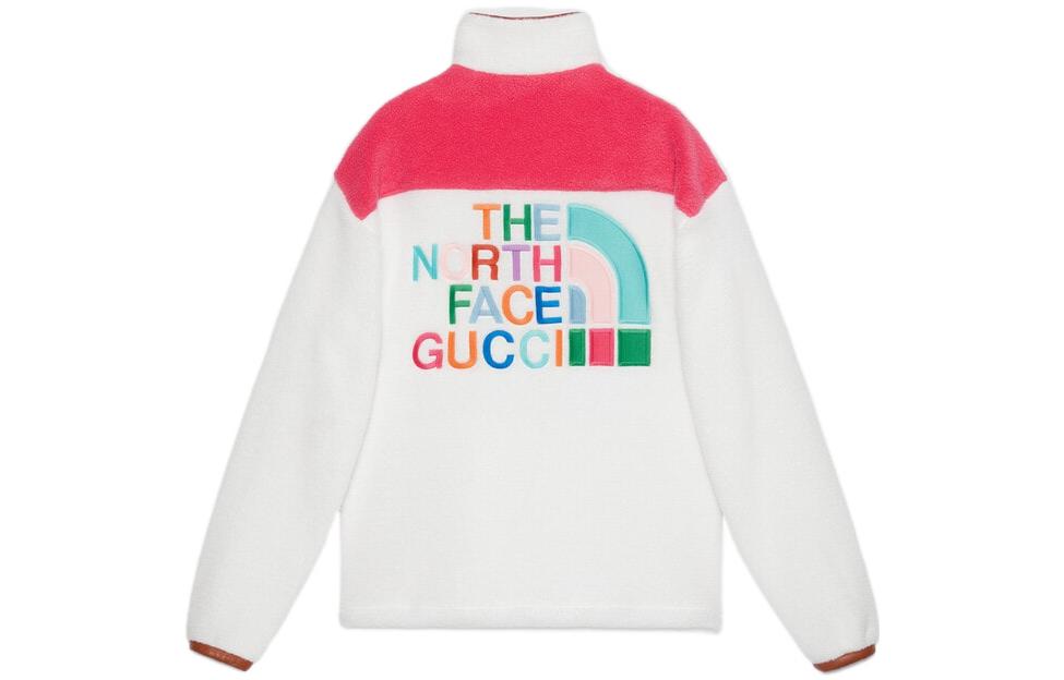 (WMNS) Gucci x The North Face Sweatshirt 'Off White Dark Pink' 673724-XJDUK-9799