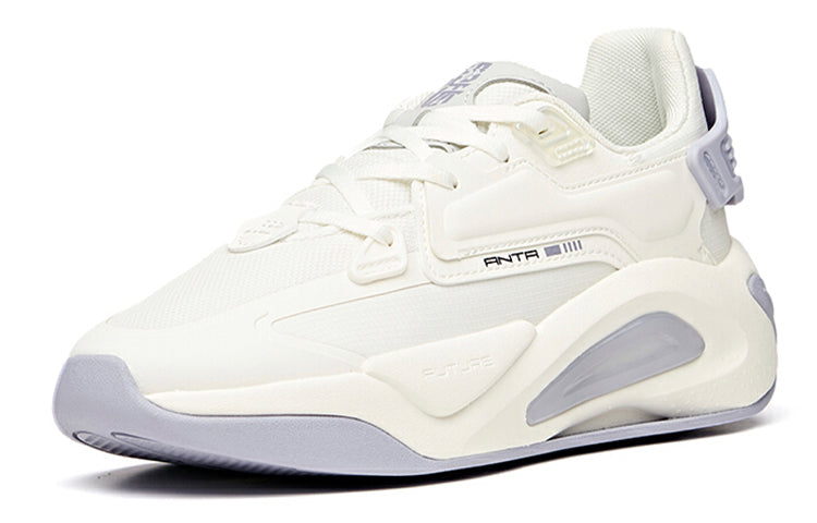 (WMNS) ANTA Life Series Sneakers 'Durable Breathable White Purple Grey' 122118083-1
