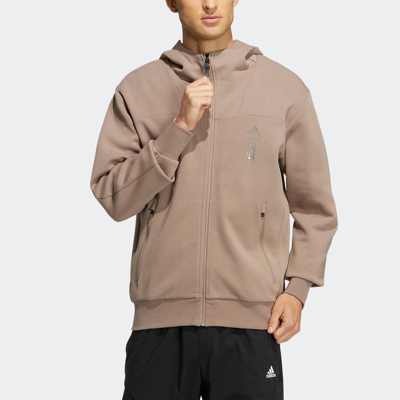 adidas Wuji Series Sportswear Casual Hooded Jacket 'Brown' HN8979