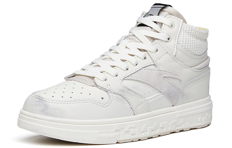 (WMNS) ANTA Streetball Mid 'White Grey' 122218052-2