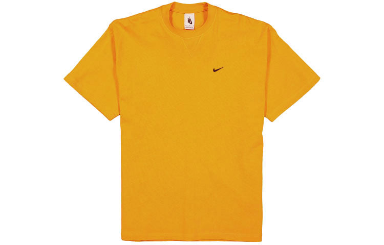 Nike x Kim Jones Crossover Air Logo Alphabet Printing Round Neck Short Sleeve Couple Style Orange DC9987-804